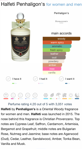 Recommend me a winter perfume