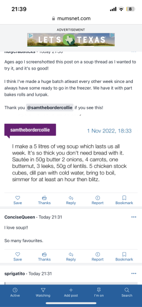 Your favourite soup?
