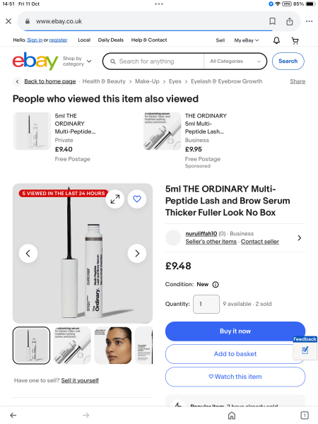 Fabulash - Aldi Eyelash Serum