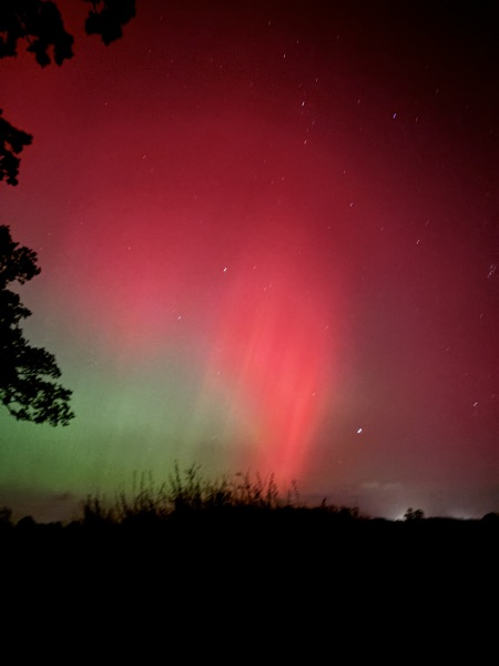 Northern lights currently visible!