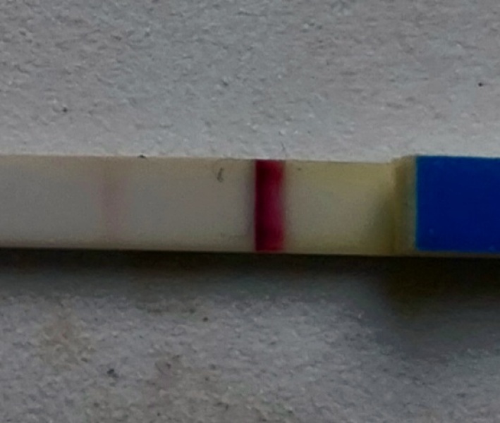 Evap line or faint positives