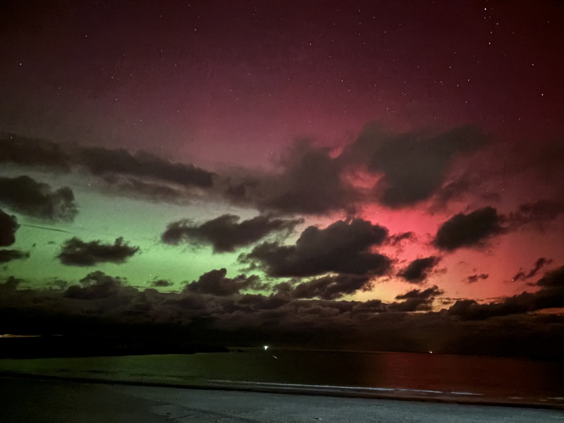 Northern lights currently visible!