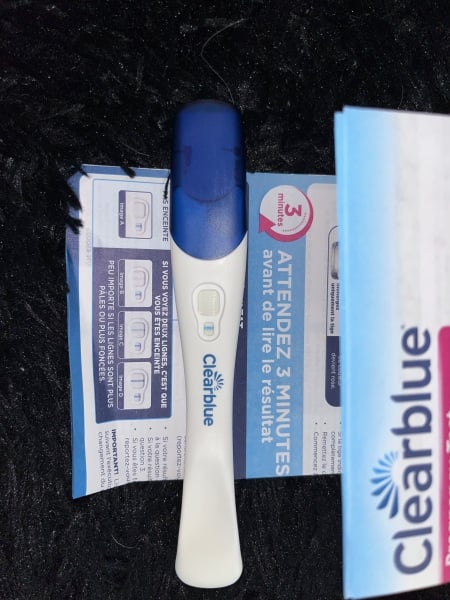 Almost invisible line at 7dpo??