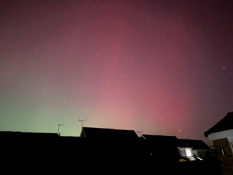 Northern lights currently visible!