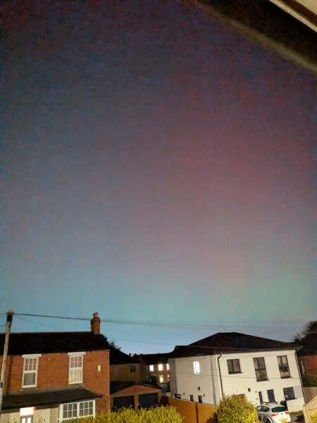 Northern lights currently visible!