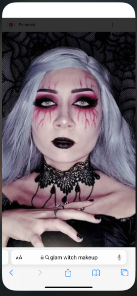 Could I turn this silver dress into a Halloween outfit!? Last minute party invite