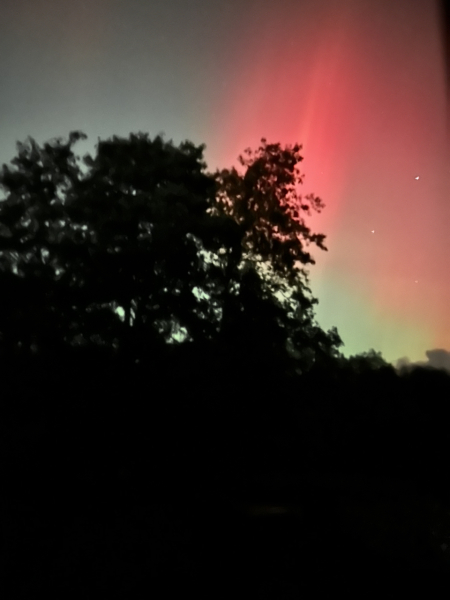 Northern lights currently visible!