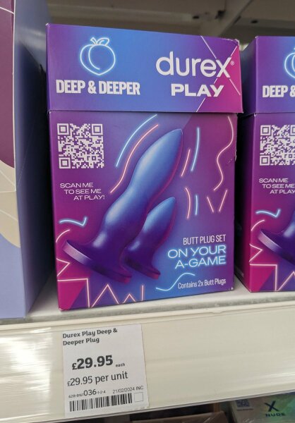 Vibrators on sale at Tesco, thought it was a bit much