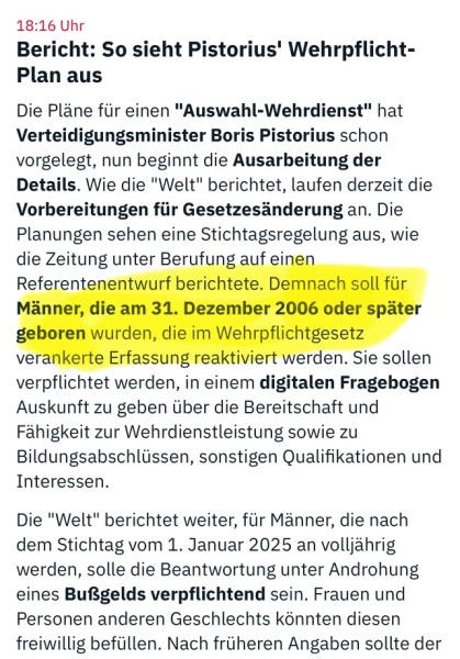 If my dc get eu /German passports does that mean they may get eu conscription?