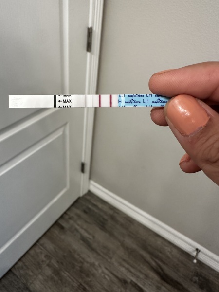 Positive Ovulation test? Too low for peak?