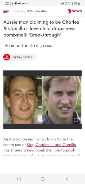 Prince Charles's alleged lovechild
