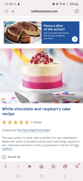 Easy and amazing cake for an 18th