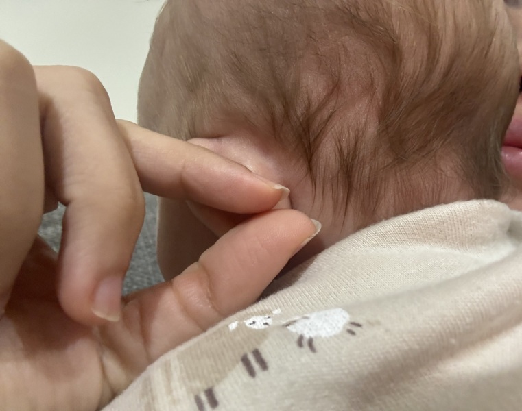 What colour hair has my baby got ?