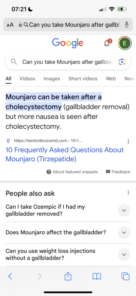 I had my first dose of mounjaro and now very ill