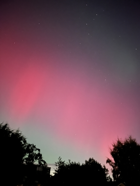 Northern lights currently visible!