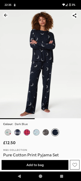 Pyjamas - not leggings!