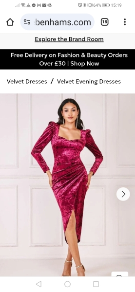Menopausal winter wedding guest dress