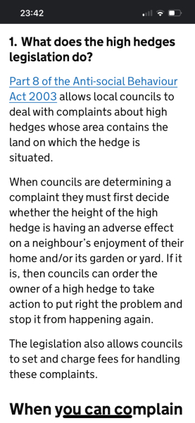 To believe my neighbour is responsible for damage done, and not me?