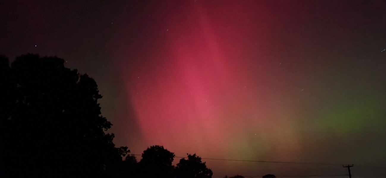 Northern lights currently visible!