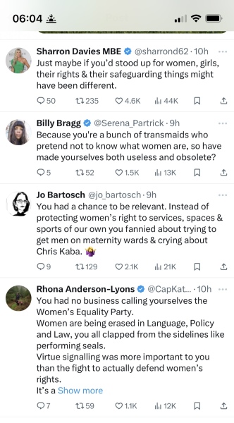 The (literal) end of the Women's Equality Party