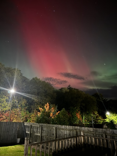 Northern lights currently visible!