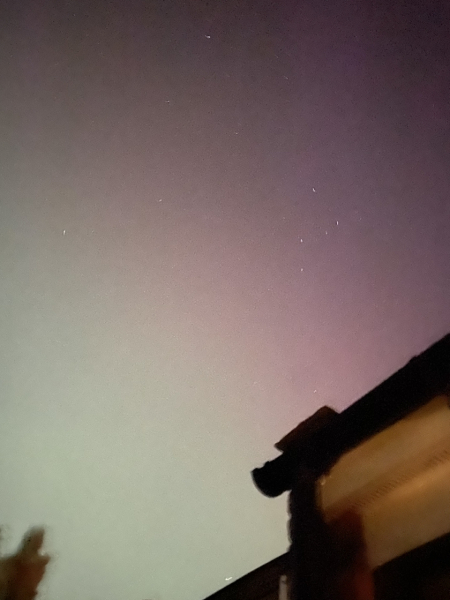 Northern lights currently visible!