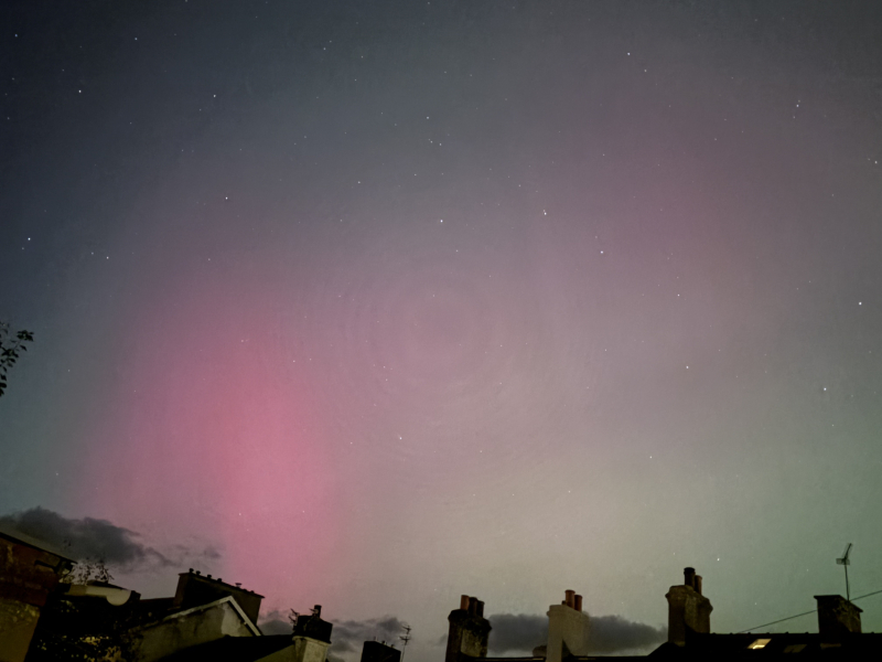 Northern lights currently visible!
