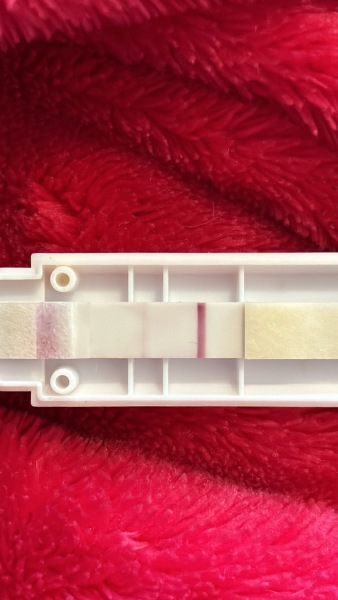 Is this an evap line or faint positive