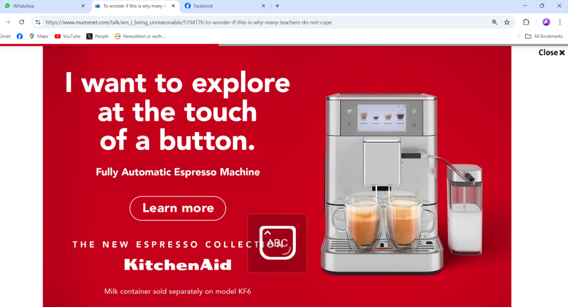 Virus scam appearing only  when on Mumsnet