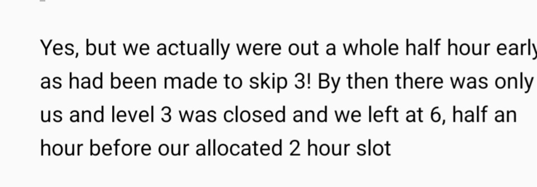 Go Ape refusing refund