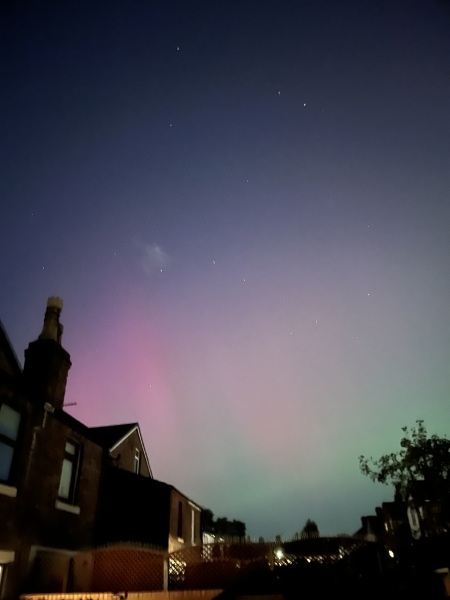 Northern lights currently visible!