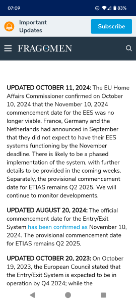 Did you know about ETIAs coming in 2025