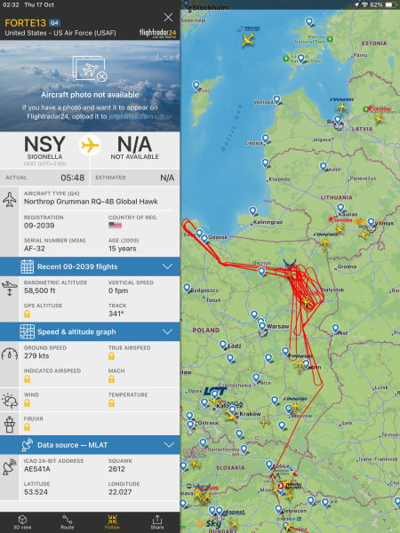 Flightradar goings-on