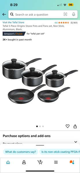 Please tell me about your good saucepans.