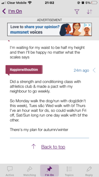 Training for a half marathon-anyone else?