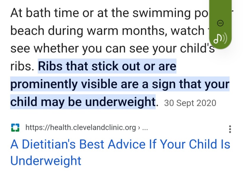 To think it’s possible for child to be overweight BMI but not unhealthy?