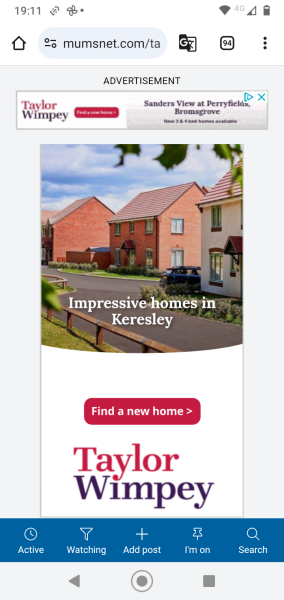 Huge adverts making site unusable