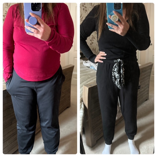 I've just seen a weight beginning with 9 on the scales!!!