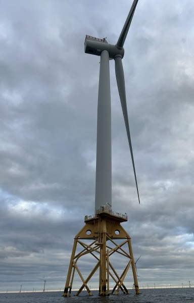 To find huge off shore wind turbines unsettling?