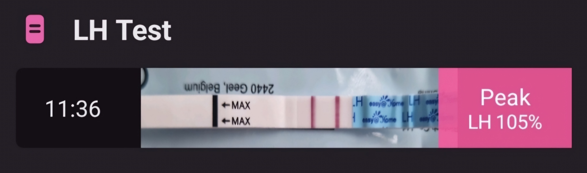 14dpo peak ovulation test