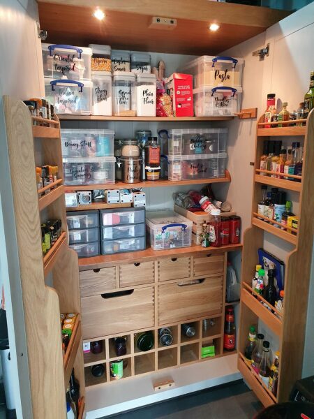 Food cupboards a mess  pic included.
