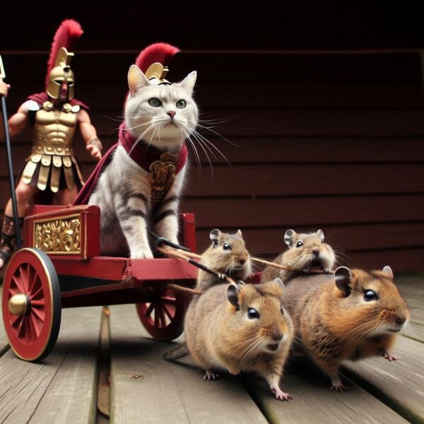 Bluestockings & Orange Wellies: Welcome to the Degu Station!