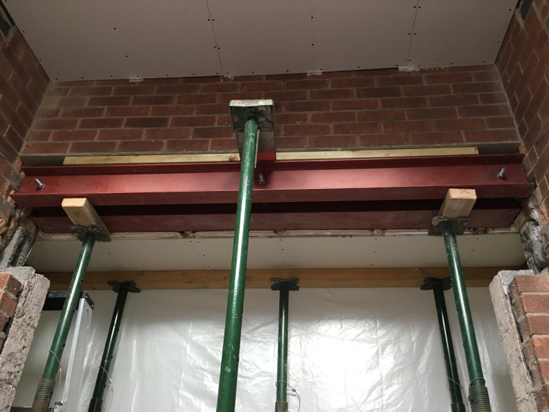Recent experience putting RSJ for a new window