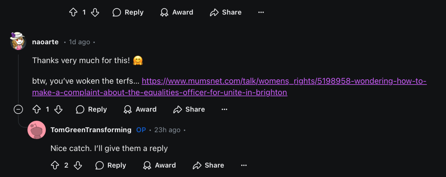 Wondering how to make a complaint about the "equalities officer" for UNITE in Brighton...