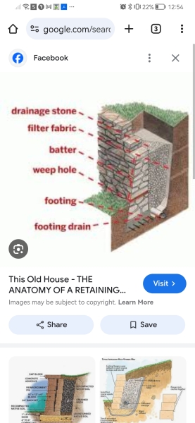 Advice on retaining wall -  please help!