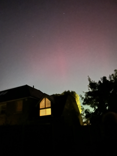 Northern lights currently visible!