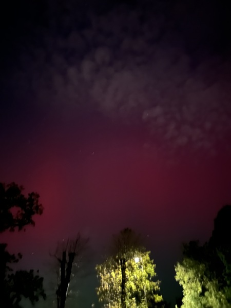 Northern lights currently visible!