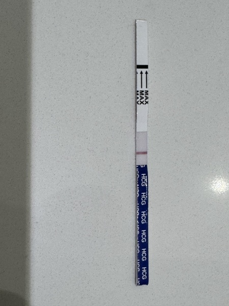 Is this a positive result or evaporation line?