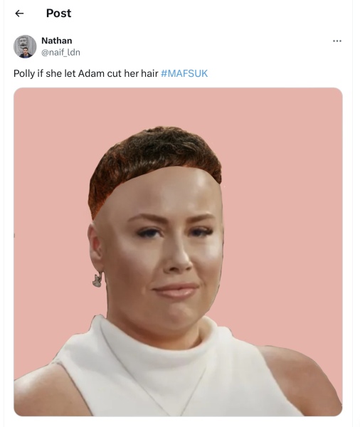 MAFS. Thread 9. No spoilers. "Companies House or I'm out"