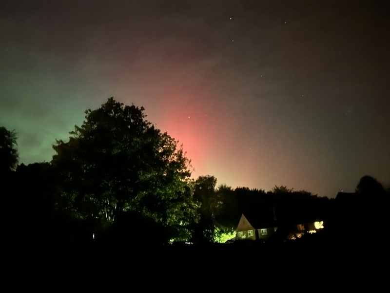 Northern lights currently visible!